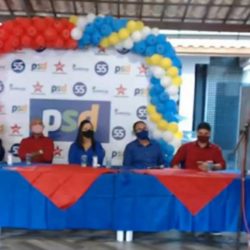 Em convenção, Clébio e Déda foram oficializados candidatos a prefeito e vice-prefeito.
