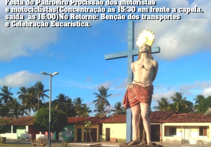 Em ALAGAMAR, Tríduo e Festa do padroeiro São Sebasião