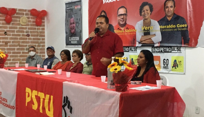 PSTU lança oficialmente ELINOS SABINO como candidato ao governo de Sergipe - uma alternativa socualista e revolucionaria para a classe trabalhadora