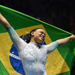 Rebeca Andrade se sagra campeã mundial de ginástica