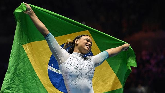 Rebeca Andrade se sagra campeã mundial de ginástica