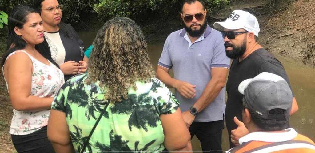 Prefeitura de Pirambu participou de visita técnica a afluente do rio Japaratuba